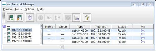 Program Network Manager.