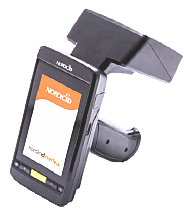 Nordic ID Medea UHF RFID s adaptivnm Cross Dipolem One-series a pistolovou rukojet